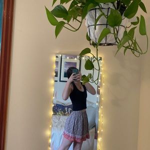 Floral soft skirt